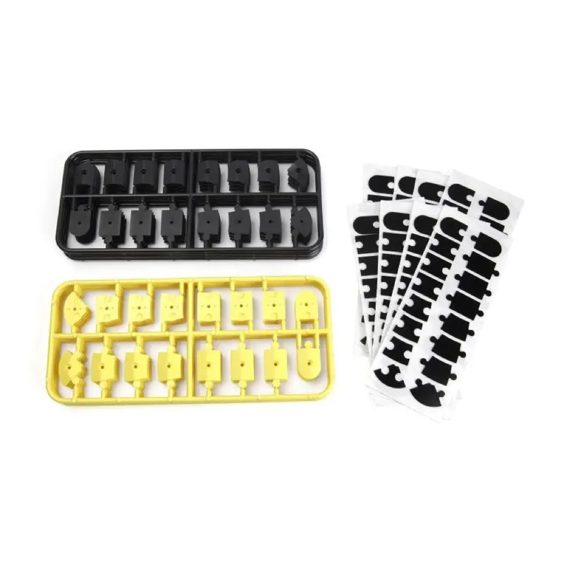 Hpi Nano-Ttr Curb Set - Black And Yellow 1