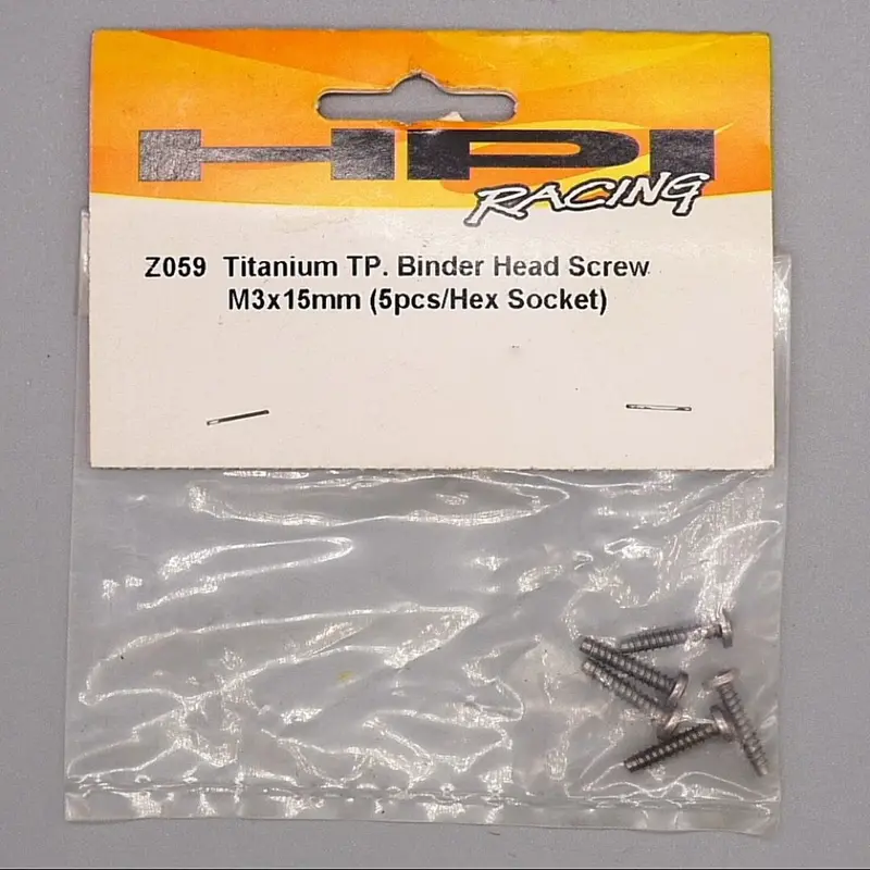 Hpi Z059 Titanium Tp. Binder Head Screw 1