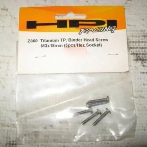 Hpi Z060 Titanium Tp. Binder Head Screw 1