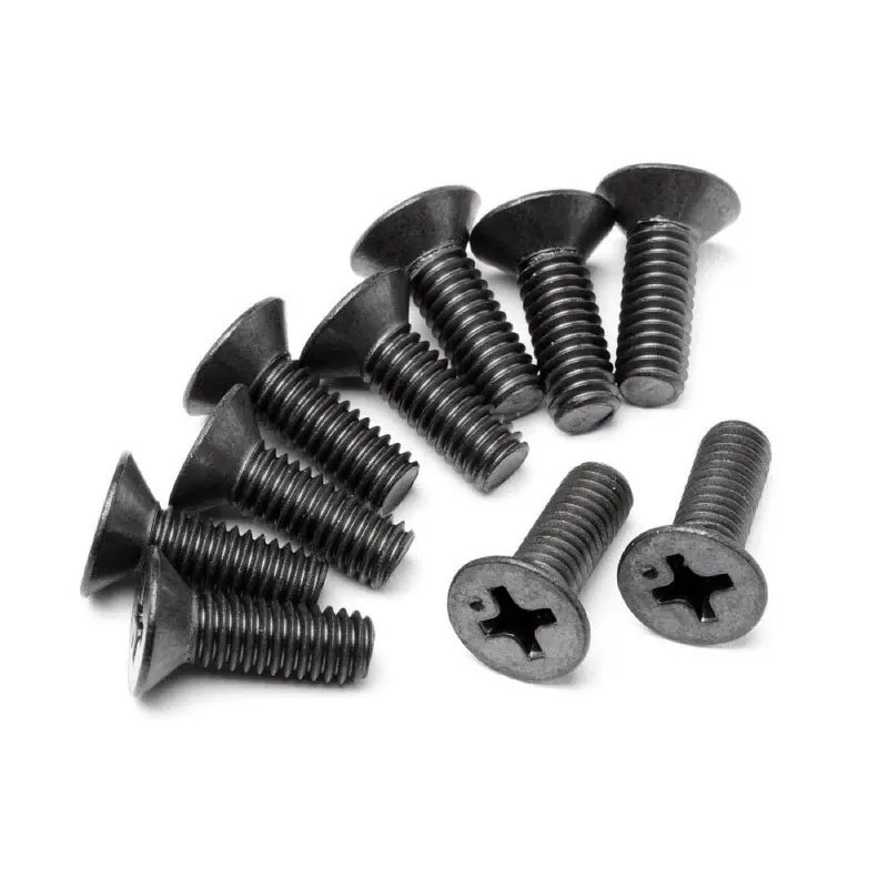 Hpi Z623 Flat Head Screw M4x12mm (6Pcs) 1