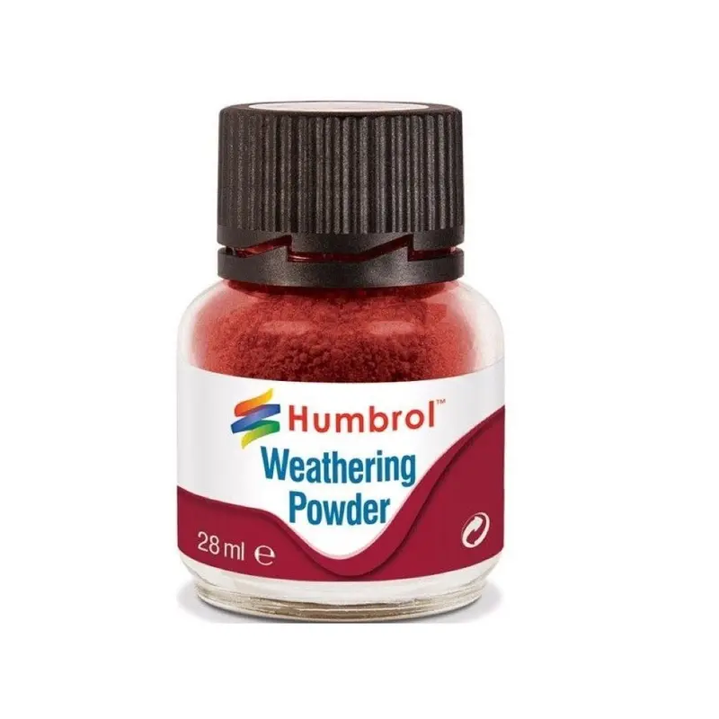 Humbrol Av0006 Iron Oxide Weathering Powder 28Ml 1