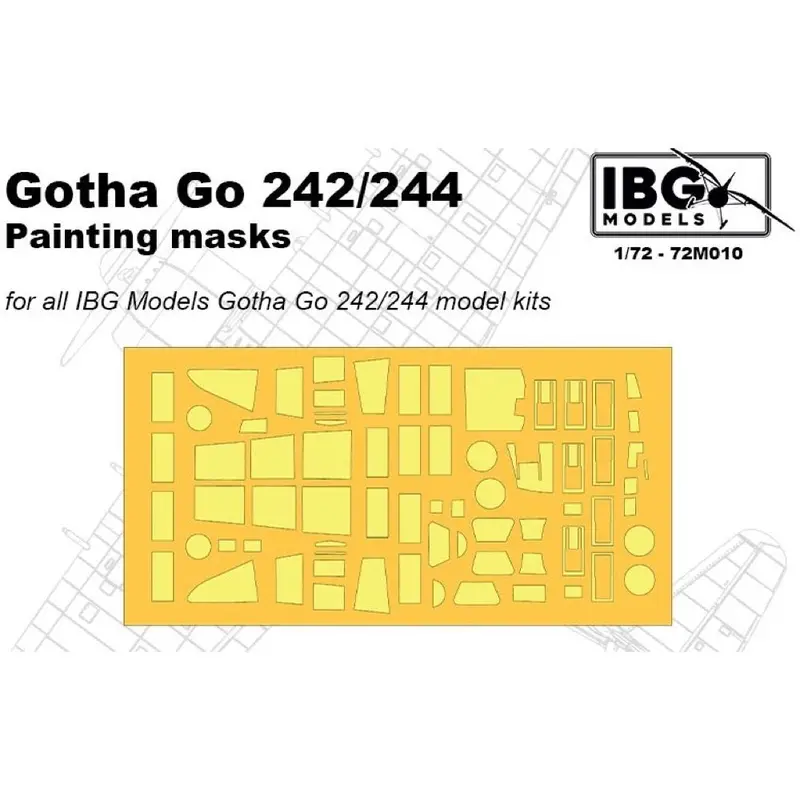 Ibg Models 72M010 1/72 Gotha Go-242/244 Painting Masks 1