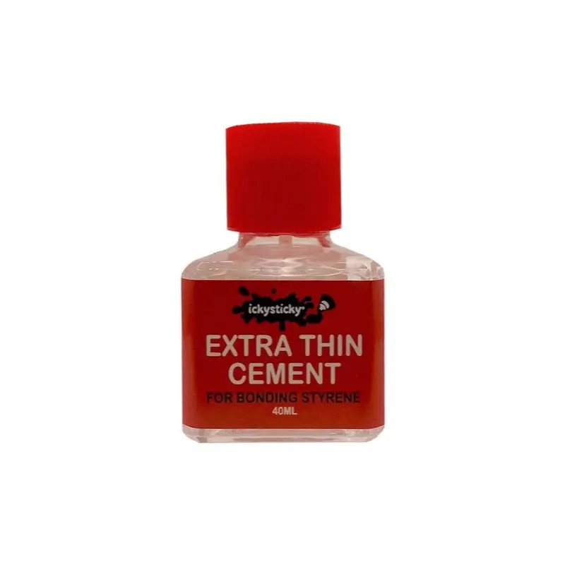 Icky Sticky 13409 Extra Thin Plastic Model Glue Cement 40Ml 1