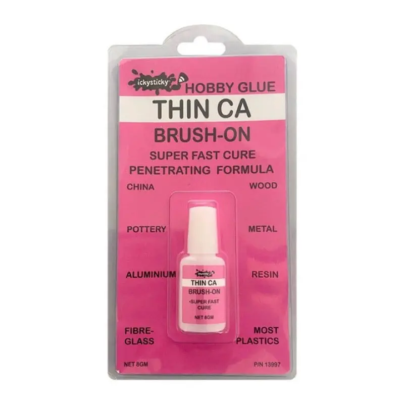 Icky Sticky 13997 Thin Ca Glue Brush On 8Gm 1
