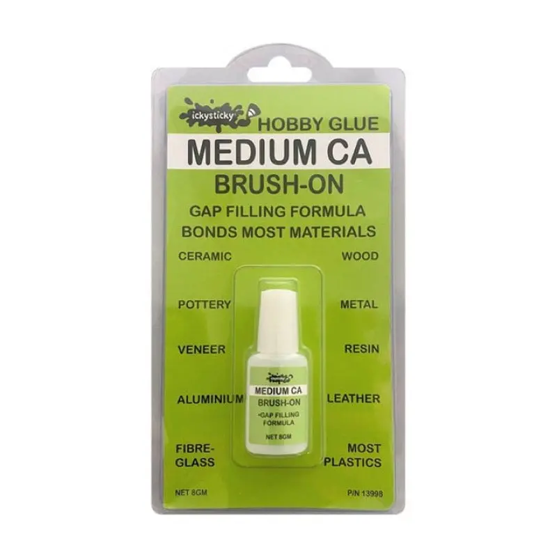 Icky Sticky 13998 Medium Ca Glue Brush On 8Gm 1