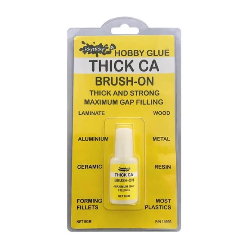 Icky Sticky 13999 Thick Ca Glue Brush On 8Gm 1