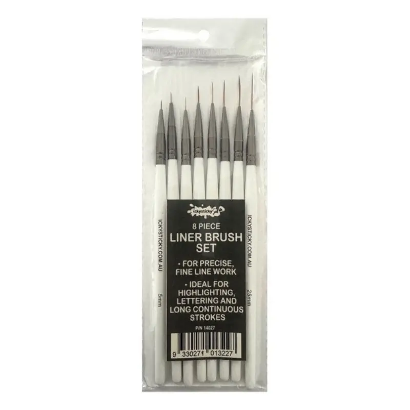 Icky Sticky 14027 Liner Brush Set 1