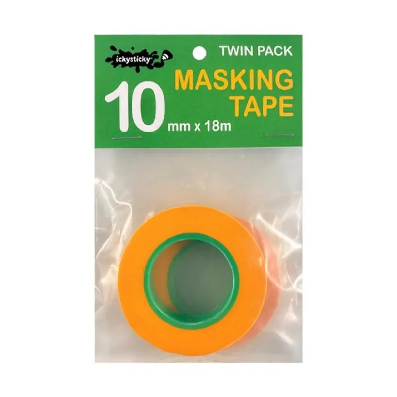 Icky Sticky 32004 Masking Tape 10Mm X 18M (2Pc) 1
