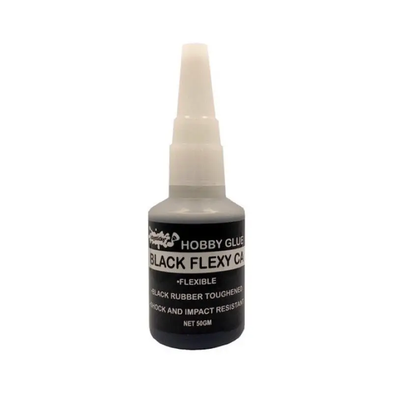 Icky Sticky 50480 Black Flexible Ca Glue 50Gm 1
