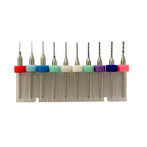 Icky Sticky 550104 Tungsten Micro Twist Drills 0.33Mm - 1.2Mm 1