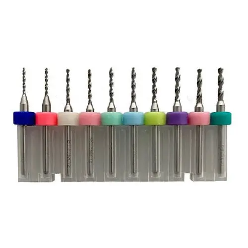 Icky Sticky 550116 Tungsten Micro Drill Bits 1.1Mm - 2.0Mm 1
