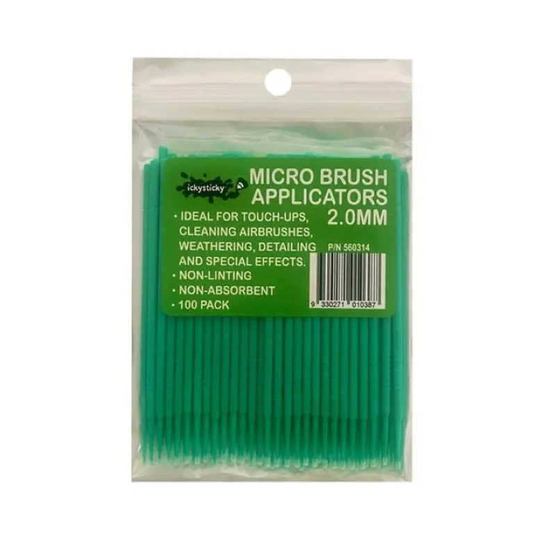 Icky Sticky 560314 Micro Brush Applicator 2.0Mm 1