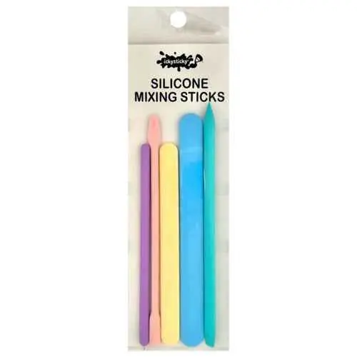 Icky Sticky 560328 Silicone Mixing Sticks 5Pk 1