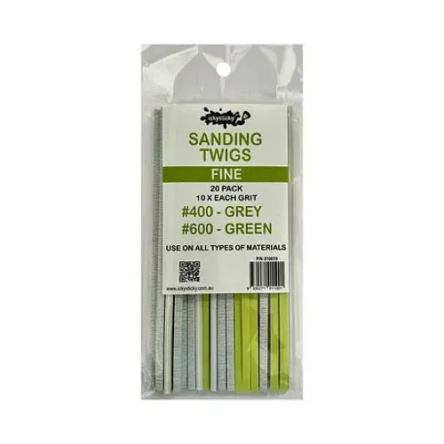 Icky Sticky 610619 Sanding Twigs Fine 20Pk 1