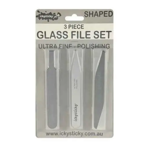 Icky Sticky 610623 Glass File Set 3Pcs 1