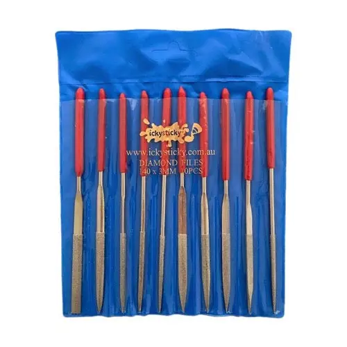 Icky Sticky 660238 10 Piece Diamon File Set 1