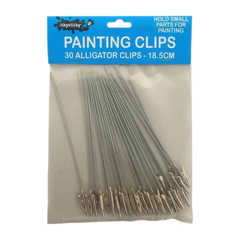 Icky Sticky Alligator Metal Clips (30 Pack) 1