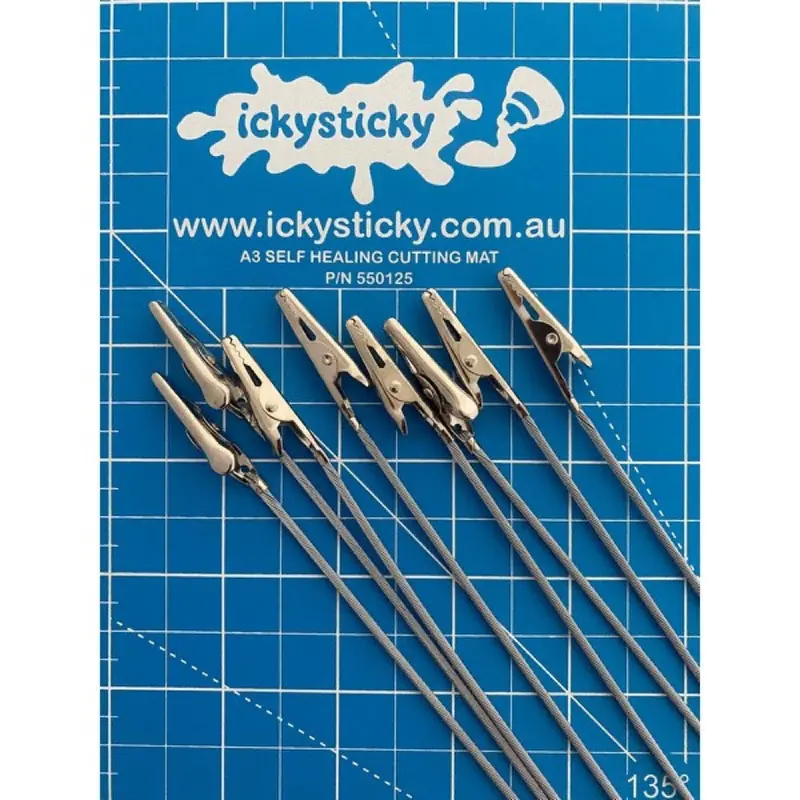 Icky Sticky Alligator Metal Clips (30 Pack) 2