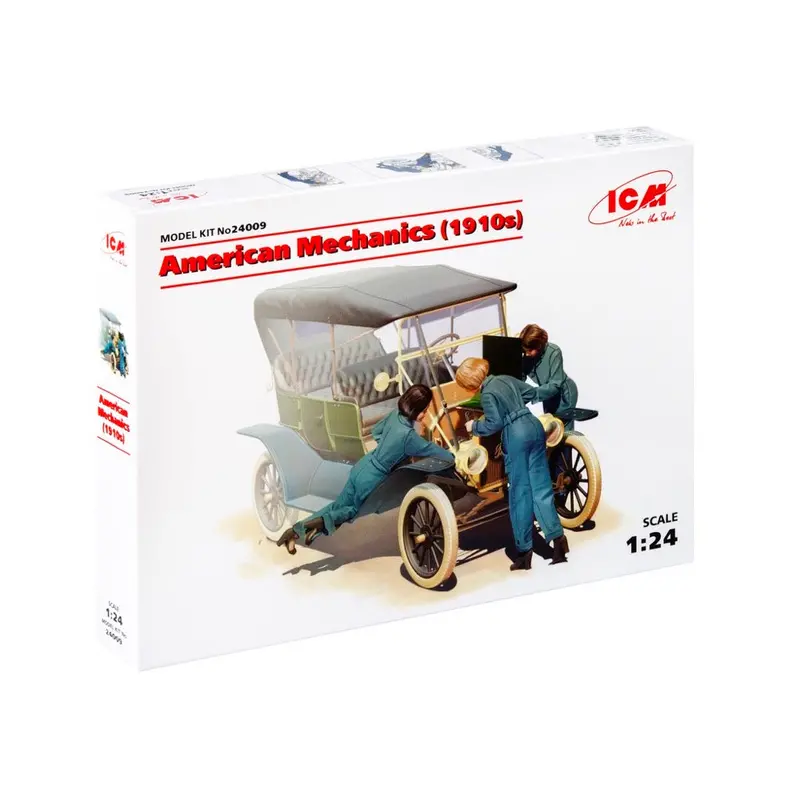 Icm 24009 1/24 American Mechanics 1910S 1