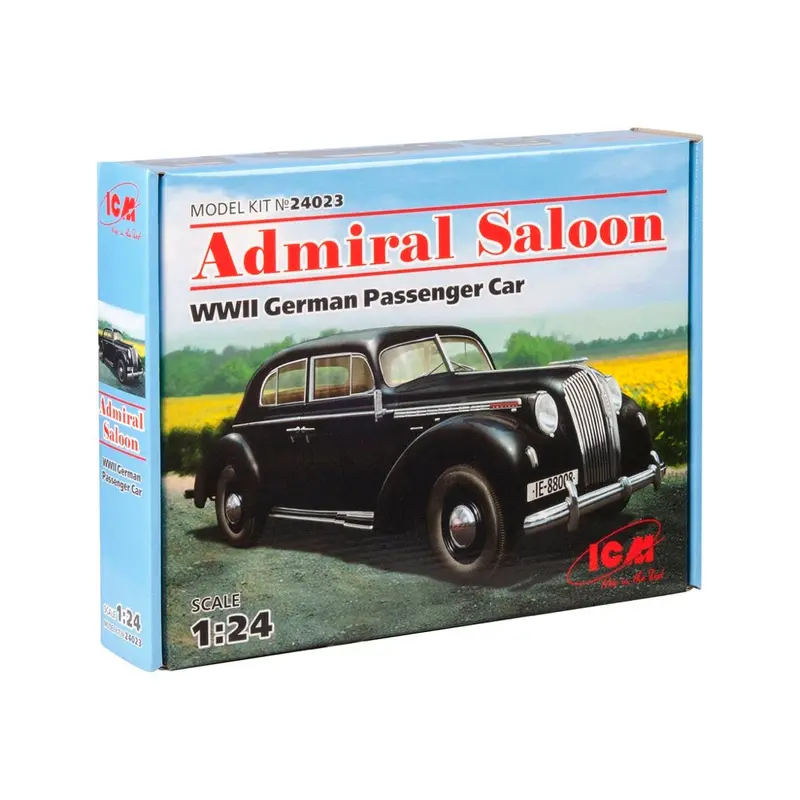 Icm 24023 1/24 Admiral Saloon Wwii German Passenger Car 1