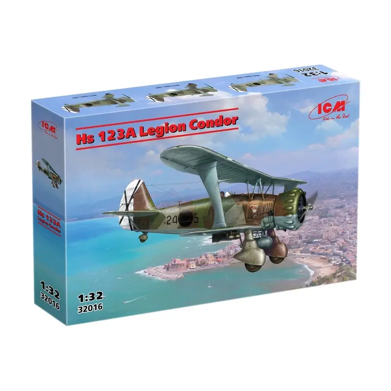 Icm 32016 1/32 Henschel Hs 123A-1 Legion Condor 1