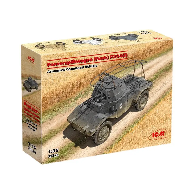 Icm 35378 1/35 Panzerspahwagen (Funk) P204(F), Armoured Command Vehicle 1
