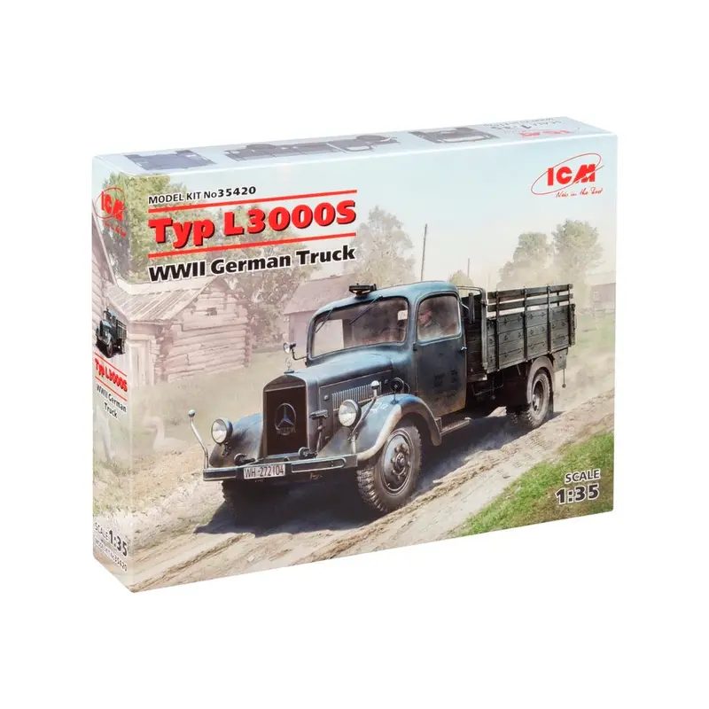 Icm 35420 1/35 Type L3000s Wwii German Truck 1