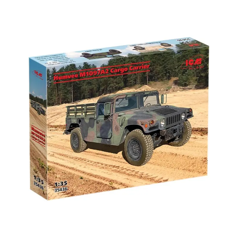 Icm 35436 1/35 Humvee M1097a2 Cargo Carrier 1