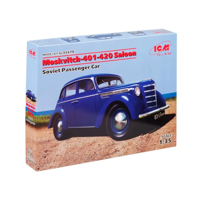 Icm 35479 1/35 Moskvitch-401-420 Saloon Soviet Passenger Car 1