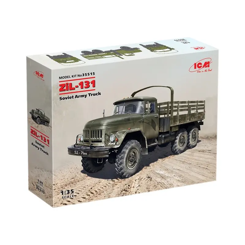Icm 35515 1/35 Zil-131 Soviet Army Truck 1