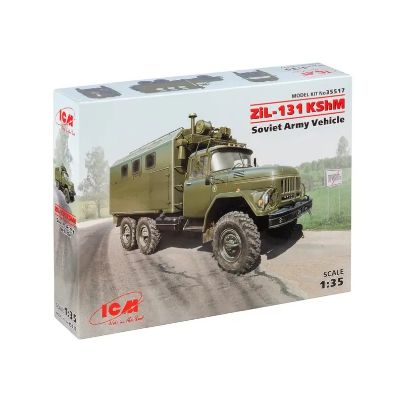 Icm 35517 1/35 Zil-131 Kshm Soviet Army Vehicle 1