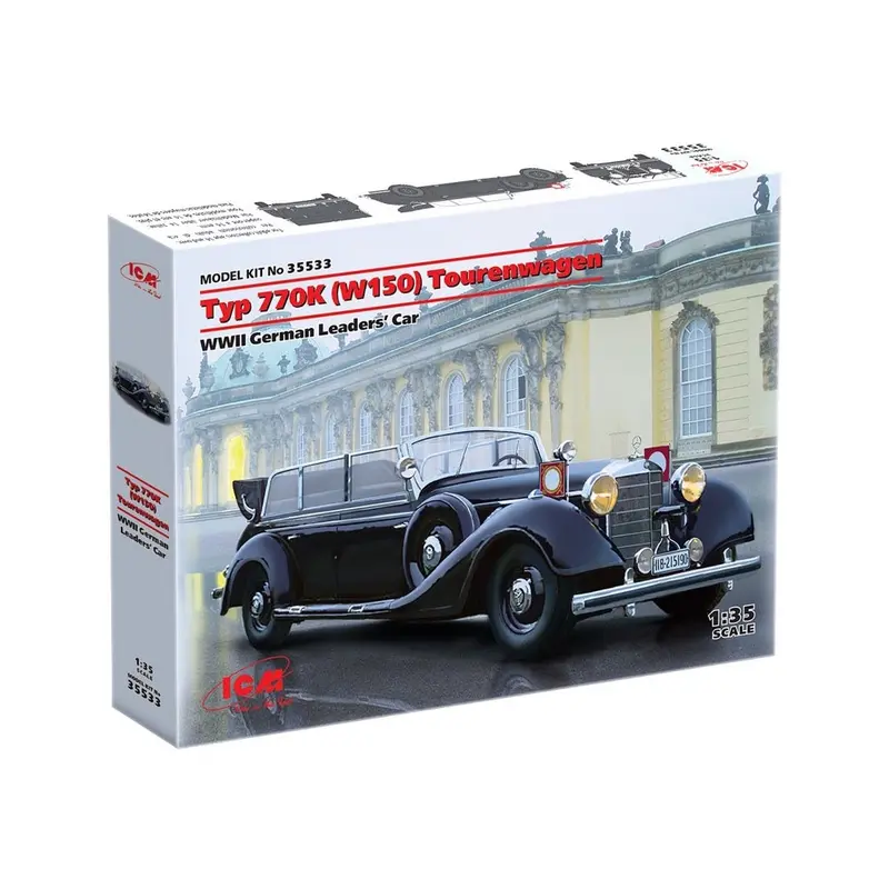 Icm 35533 1/35 Typ 770K W150 Tourenwagen Wwii German Leaders' Car 1