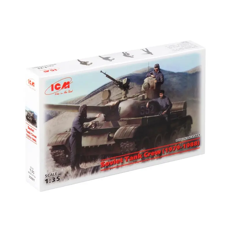 Icm 35601 1/35 Soviet Tank Crew 1979-1988 1