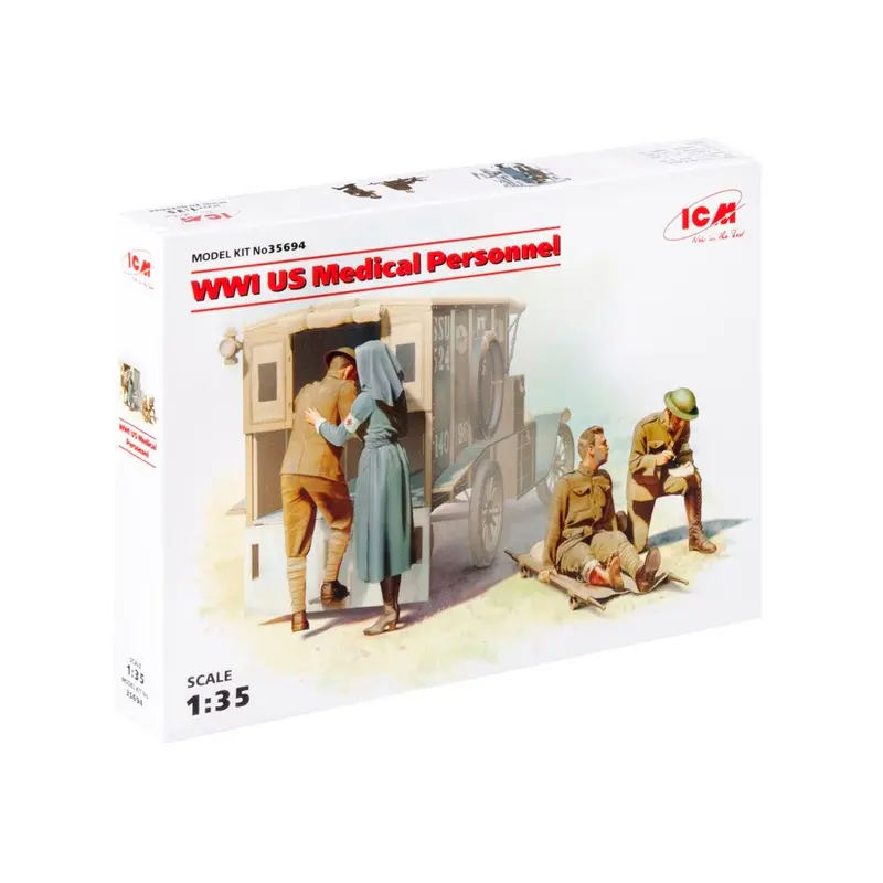 Icm 35694 1/35 Wwi Us Medical Personnel 1