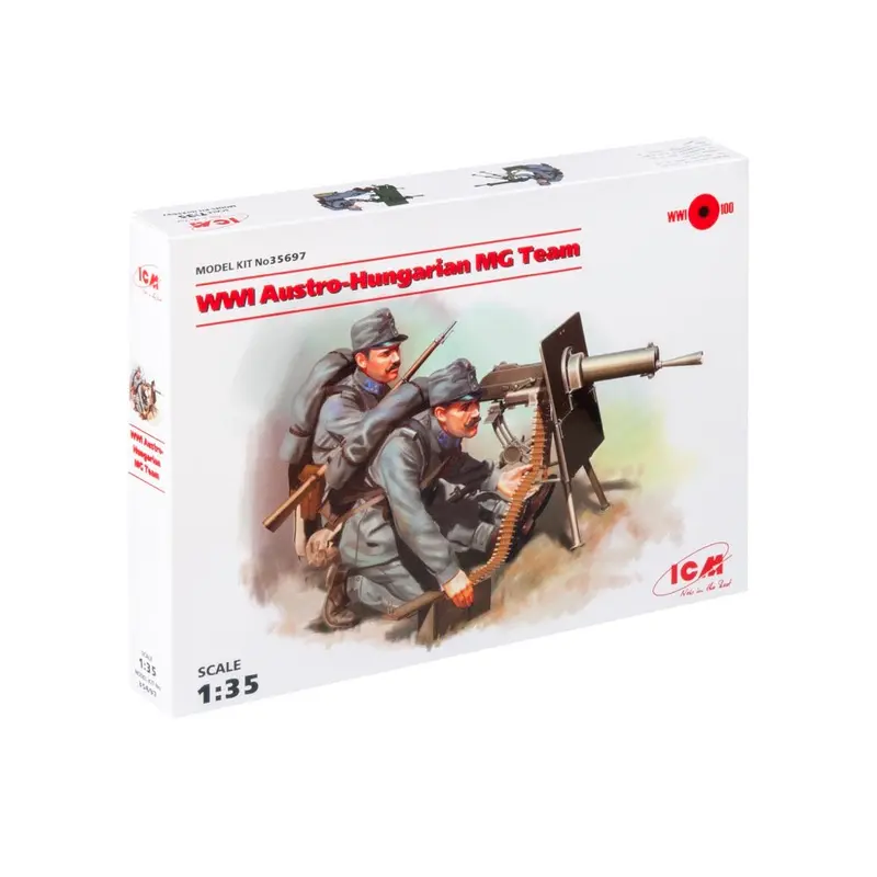 Icm 35697 1/35 Wwi Austro-Hungarian Mg Team 1