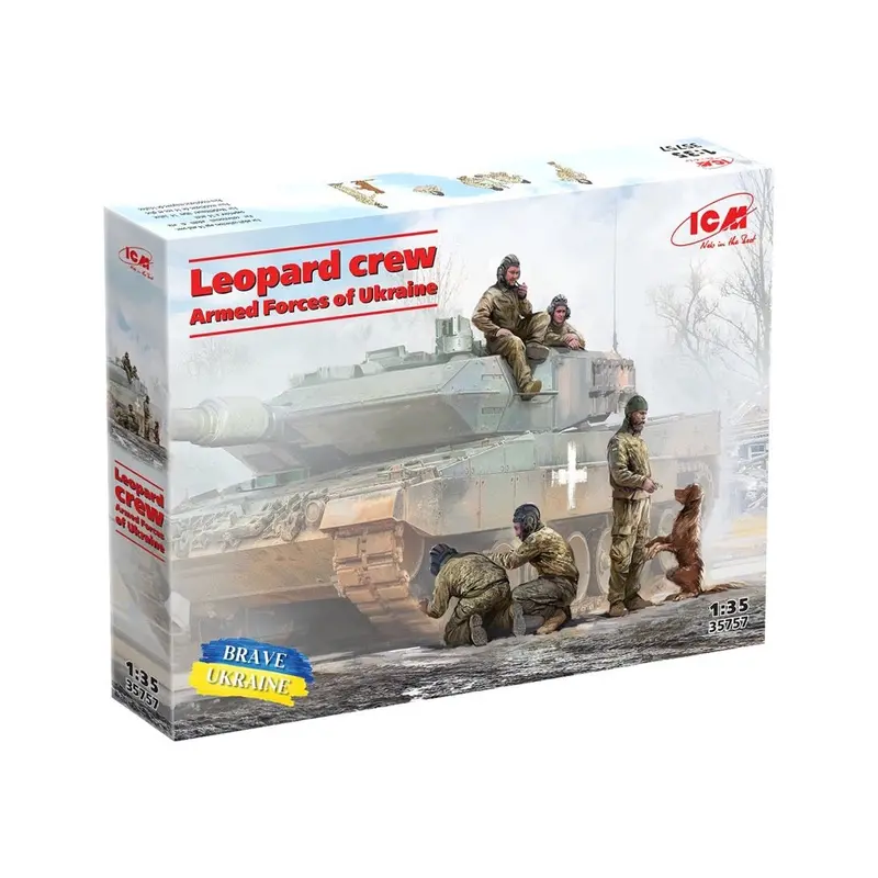 Icm 35757 1/35 Leopard Crew Of The Armed Forces Of Ukraine 1