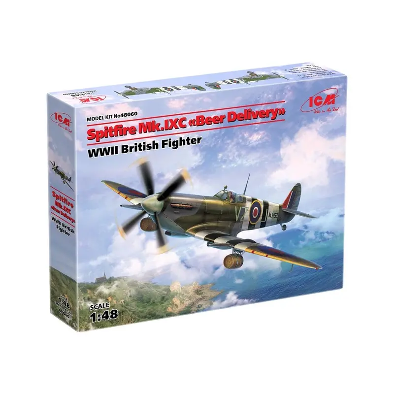 Icm 48060 1/48 Spitfire Mk.Ixc Beer Delivery Wwii British Fighter 1