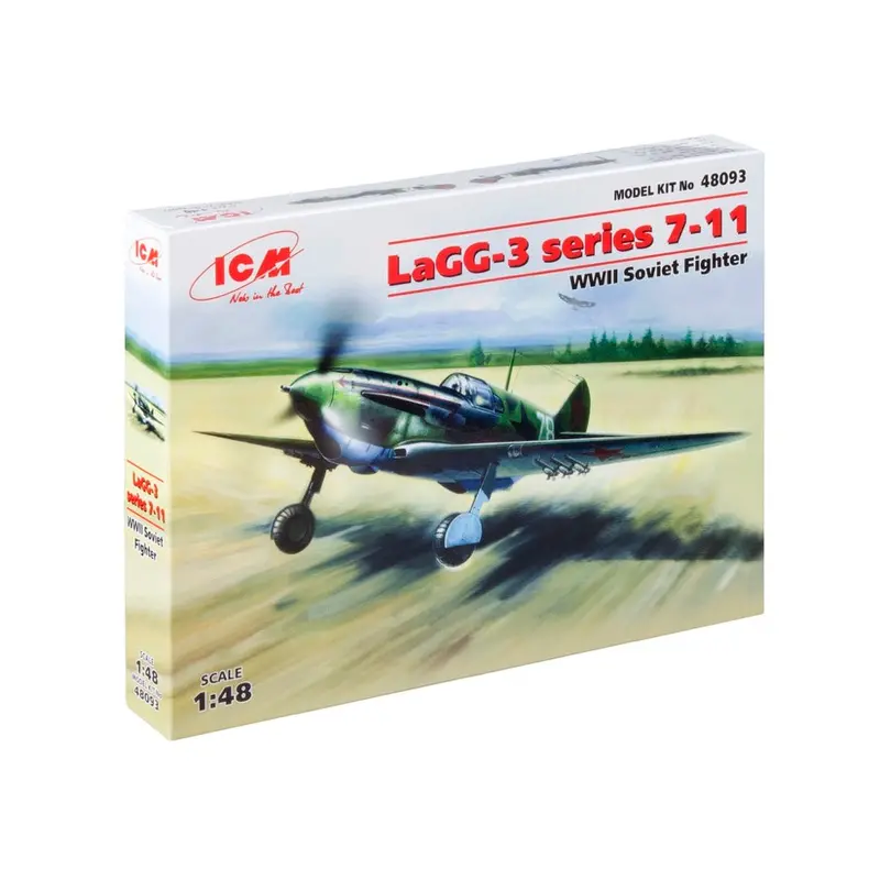 Icm 48093 1/48 Lagg-3 Series 7-11 Wwii Soviet Fighter 1