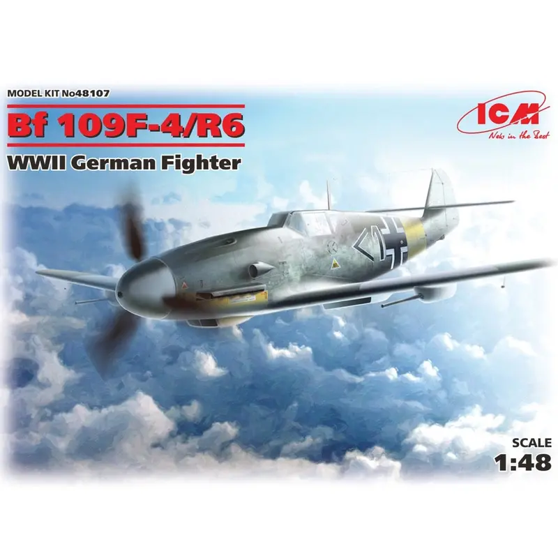 Icm 48107 1/48 Messerschmitt Bf 109F-4/R6 Wwii German Fighter 1