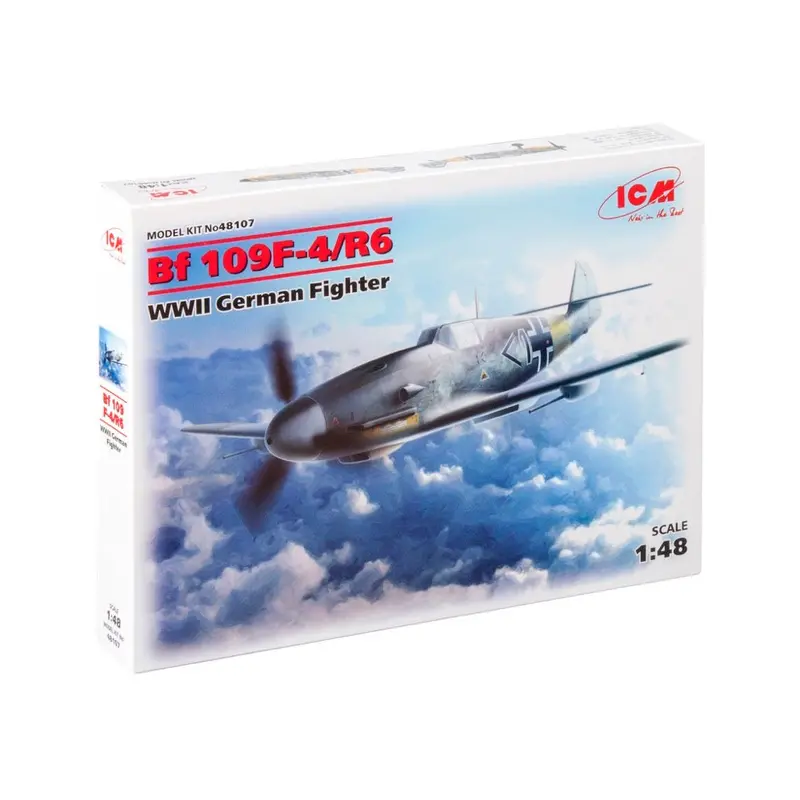 Icm 48107 1/48 Messerschmitt Bf 109F-4/R6 Wwii German Fighter 2