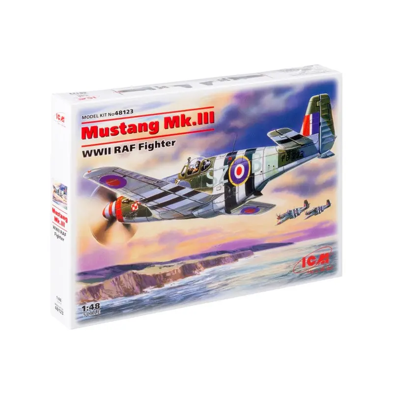 Icm 48123 1/48 Mustang Mk.Iii Wwii Raf Fighter 1