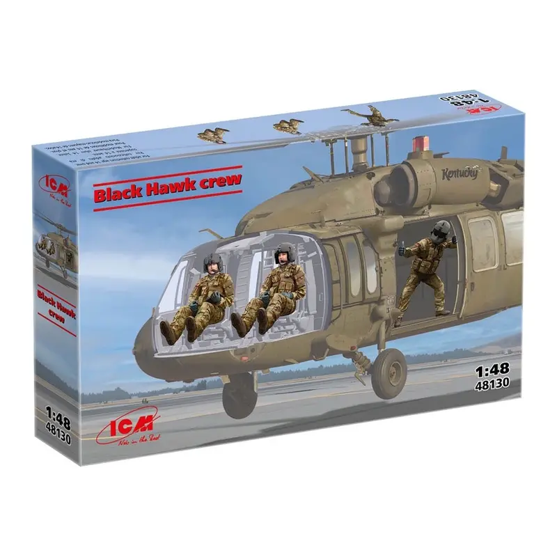Icm 48130 1/48 Sikorsky Uh-60 Black Hawk Crew 1