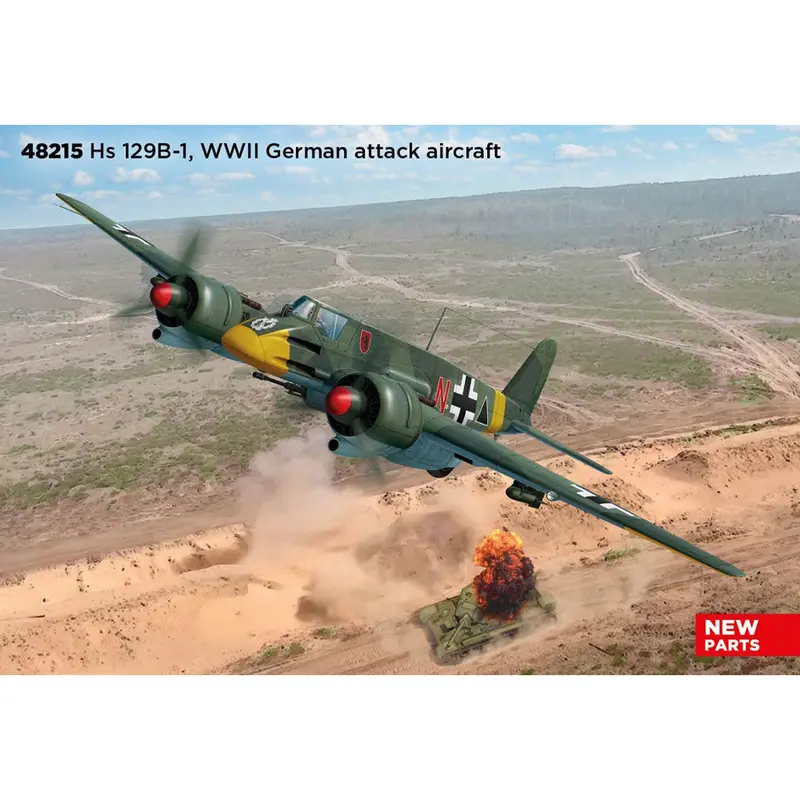 Icm 48215 1/48 Henschel Hs-129B-2 Europe 1