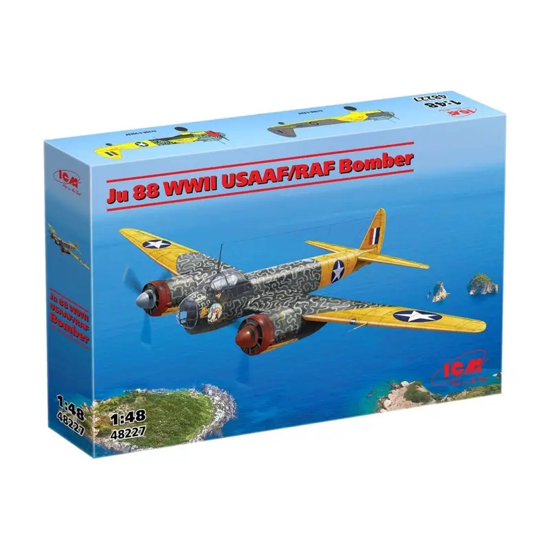 Icm 48227 1/48 Captured Ju-88 Wwii Usaaf/Raf Bomber 1