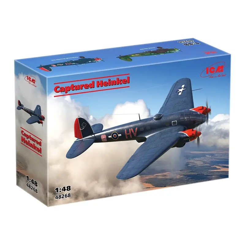 Icm 48268 1/48 Captured Heinkel He-111 1