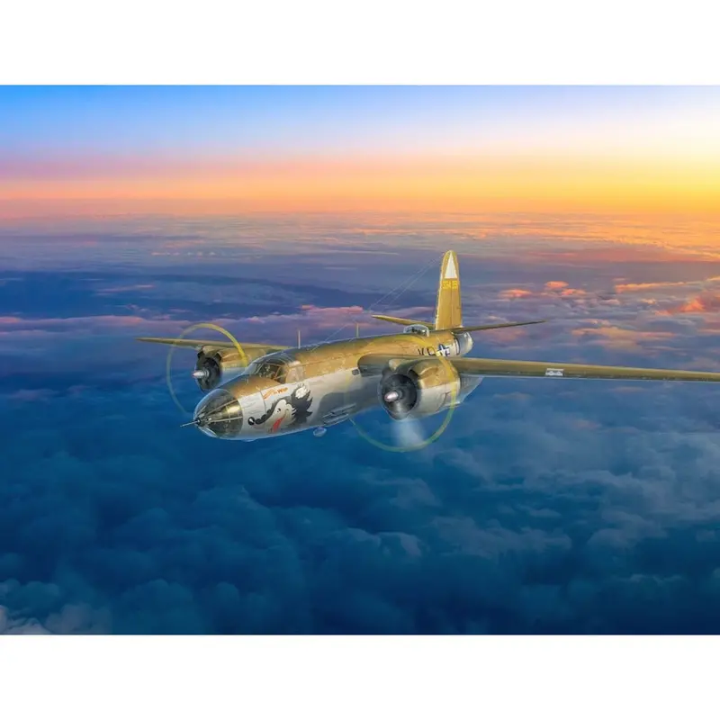 Icm 48323 1/48 B-26G Marauder Wwii American/France Bomber 1