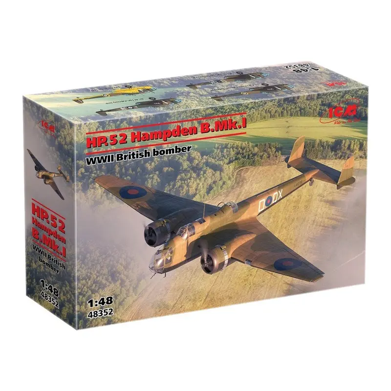 Icm 48352 1/48 Hp.52 Hampden B.Mk.I Ww Ii British Bomber 1