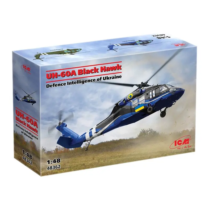 Icm 48362 1/48 Uh-60A Black Hawk Defence Intelligence Of Ukraine 1