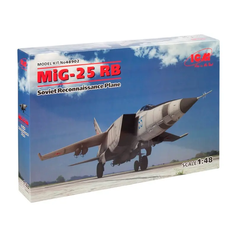 Icm 48902 1/48 Mig-25 Rb Soviet Reconnaissance Plane 1