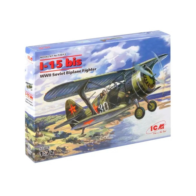 Icm 72012 1/72 I-15 Bis Wwii Soviet Biplane Fighter 1